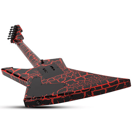 BalSac E-1 FR Signature Black Orange Crackle Schecter