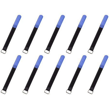 Rockboard Serre-câble 20 mm x 200 mm Pack de 10 Blue
