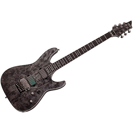 Ernie C C-1 FR Satin Black Reign Schecter