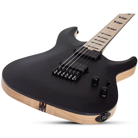 C-1 SLS Custom Satin Black Schecter