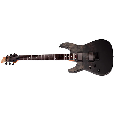 C-1 Standard Black Fade Burst Burl LH Schecter