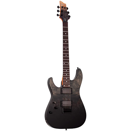 C-1 Standard Black Fade Burst Burl LH Schecter