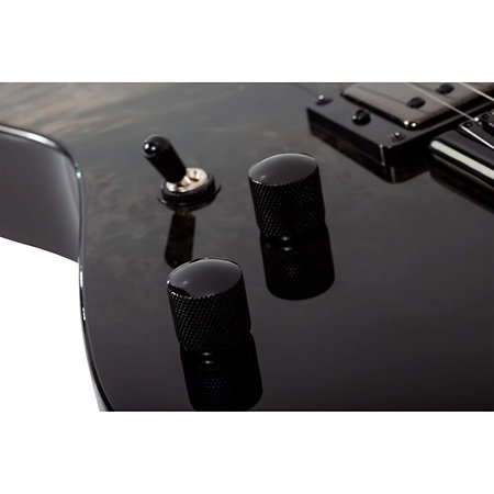 C-1 Standard Black Fade Burst Burl LH Schecter