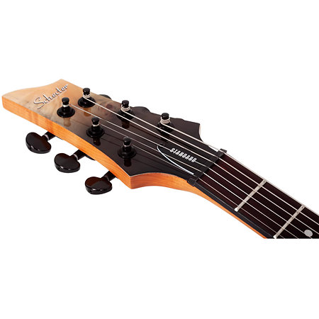 C-1 Standard Black Fade Burst Burl LH Schecter