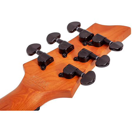 C-1 Standard Black Fade Burst Burl LH Schecter