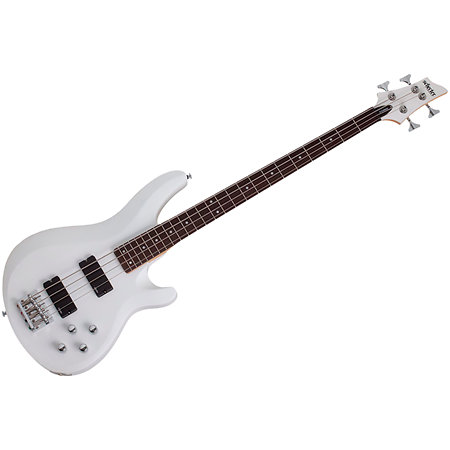 C-4 Deluxe Satin White Schecter