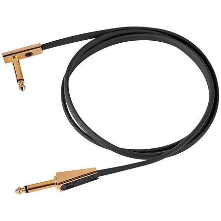 Rockboard Flat Looper/Switcher Cable 100 cm Gold
