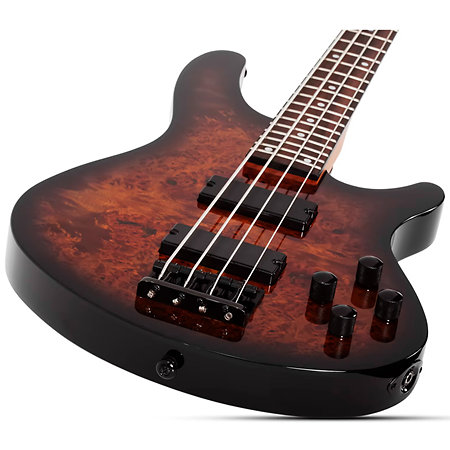 C-4 Standard Tobacco Burl Schecter