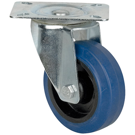 Showgear Roue Pivotante Bleue 100 mm
