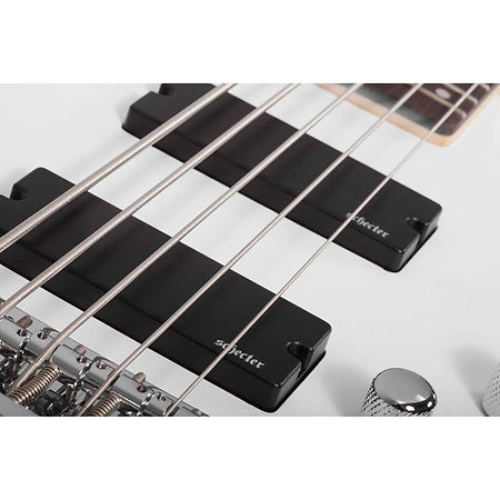 C-5 Deluxe Satin White Schecter