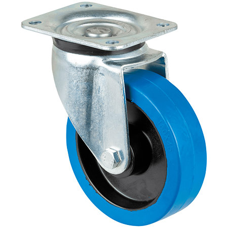 Showgear Roue Pivotante Bleue 160 mm