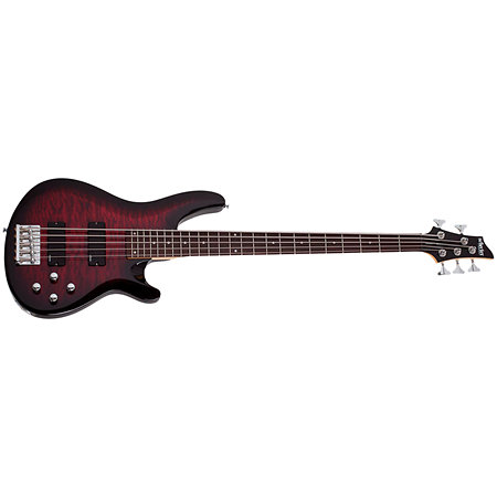C-5 Plus See Thru Cherry Burst Schecter