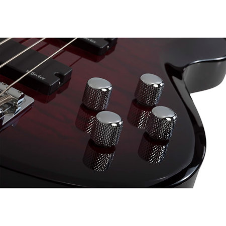 C-5 Plus See Thru Cherry Burst Schecter