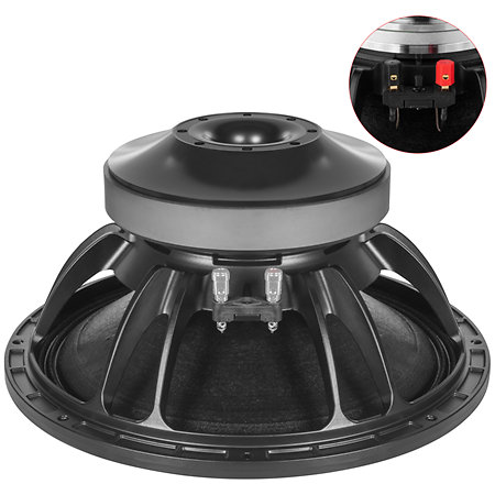 B&C Speakers 15TBW100 4 Ohm Push Buttons