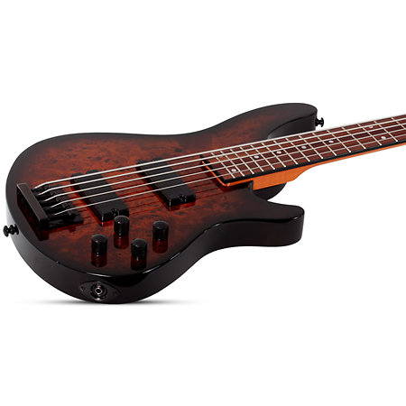 C-5 Standard Tobacco Burl Schecter