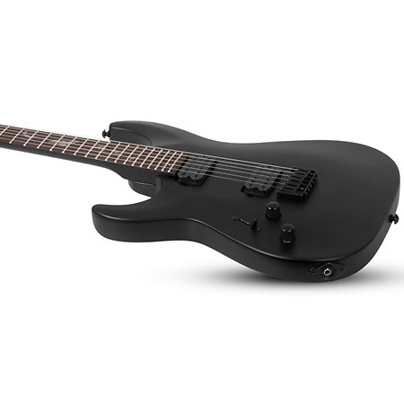 Damien 6 Satin Black LH Schecter