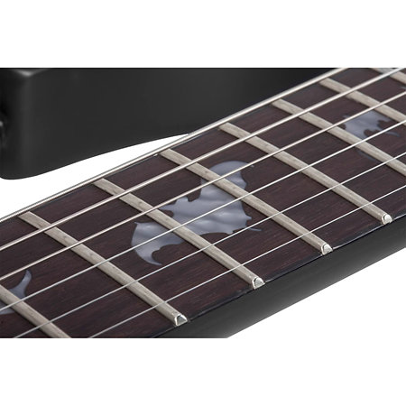 Damien 6 Satin Black LH Schecter