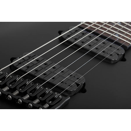 Damien 7 multi-scale Satin Black Schecter