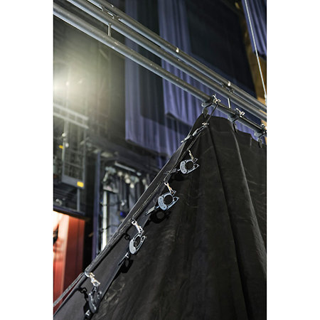 Grippon Tube Curtain Clamp Showgear