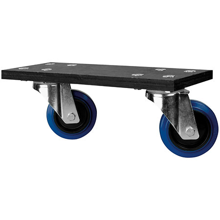 Showgear Jeu de roues pour caisses empilables