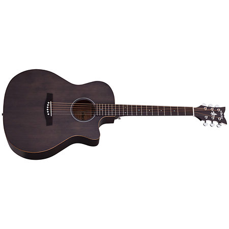 Deluxe Acoustic Satin See Thru Black Schecter