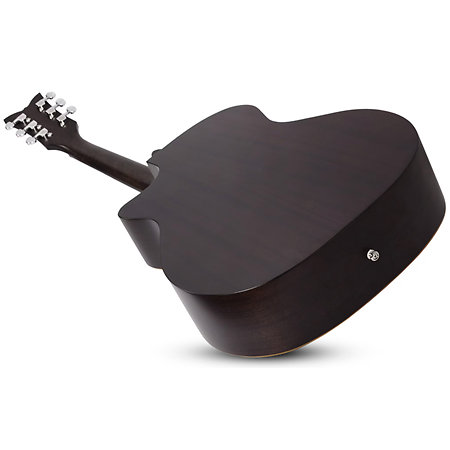 Deluxe Acoustic Satin See Thru Black Schecter
