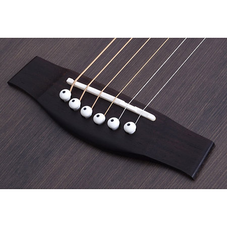 Deluxe Acoustic Satin See Thru Black Schecter