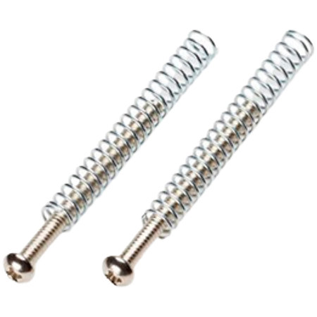 EMG Set de 2 vis + ressorts Micro H Chrome