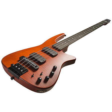 Radius Bass CR 4 Cordes Micro EMG + Piezo Amber Satin NS Design