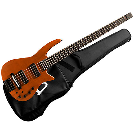Radius Bass CR 5 Cordes Micro EMG + Piezo Amber Satin NS Design