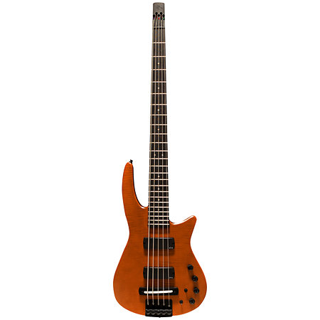 Radius Bass CR 5 Cordes Micro EMG + Piezo Amber Satin NS Design