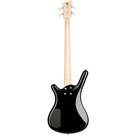 RockBass Corvette Basic Short Scale 4 String Solid Black High Polish Warwick