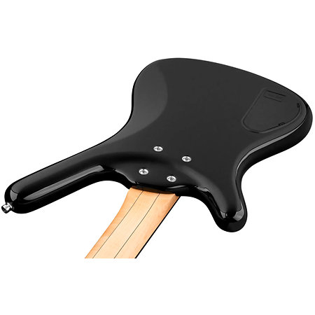 RockBass Corvette Basic Short Scale 4 String Solid Black High Polish Warwick