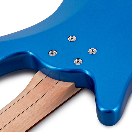 RockBass Streamer LX 4 String Blue Metallic High Polish Warwick