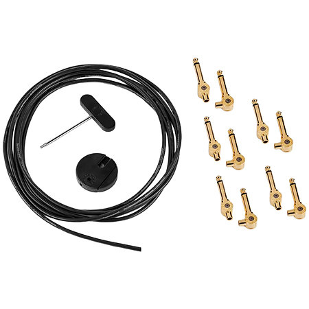 Rockboard Solderless Patch Cable Set Gold