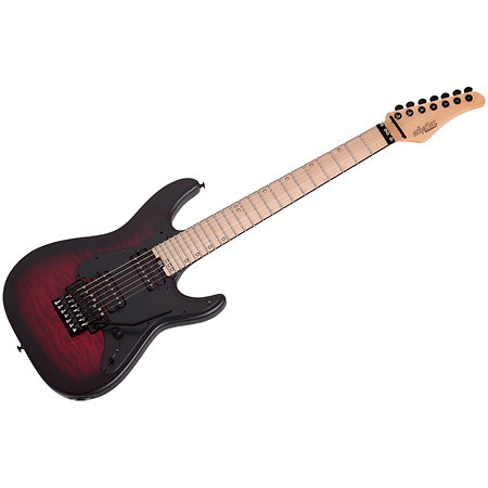 Schecter Miles Dimitri Baker-7 FR Crimson Red Burst Satin