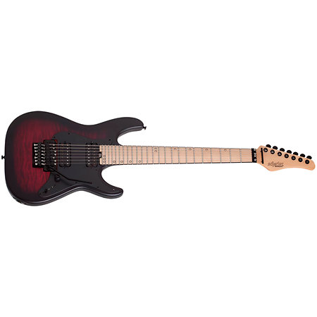 Schecter Miles Dimitri Baker-7 FR Crimson Red Burst Satin
