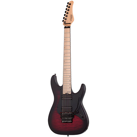 Miles Dimitri Baker-7 FR Crimson Red Burst Satin Schecter