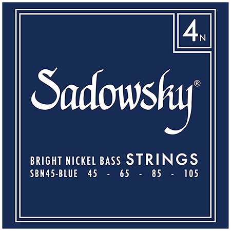 Sadowsky Blue label Nickel 4 Cordes 45-105