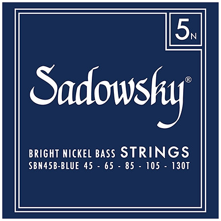 Sadowsky Blue label Nickel 5 Cordes 45-130T