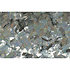 Metallic Confetti Rectangle Silver Showgear