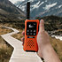 FR300OE Orange Noir (la paire) Alecto