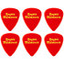 YJMP02RD Yngwie Malmsteen Delrin 2 mm Sachet de 6 Dunlop