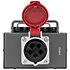 Powersplit 16 CEE 16 A Showgear