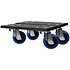 Jeu de roues pour caisses empilables Showgear
