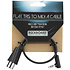 Flat TRS To Midi Cable Type A 30 cm Rockboard