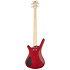 RockBass Corvette Basic 4 String Burgundy Red Transparent Satin Warwick