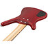 RockBass Corvette Basic 4 String Burgundy Red Transparent Satin Warwick