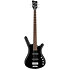 RockBass Corvette Basic Short Scale 4 String Solid Black High Polish Warwick