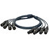 Neutrik DMX 4 Voies XLR 3 Broches, 10 m Dap